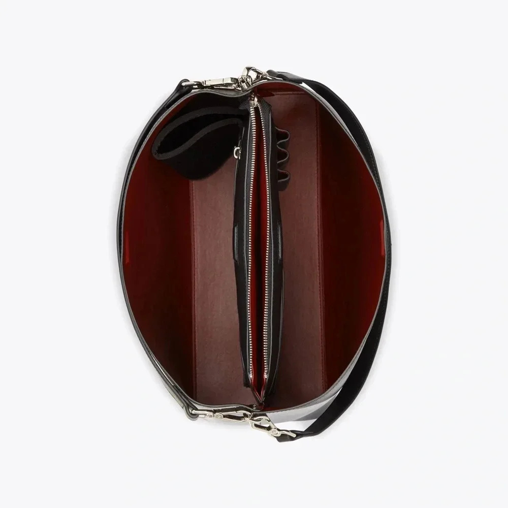 LAWFULL LONDON Iris black leather laptop work bag - Picture 4 of 12